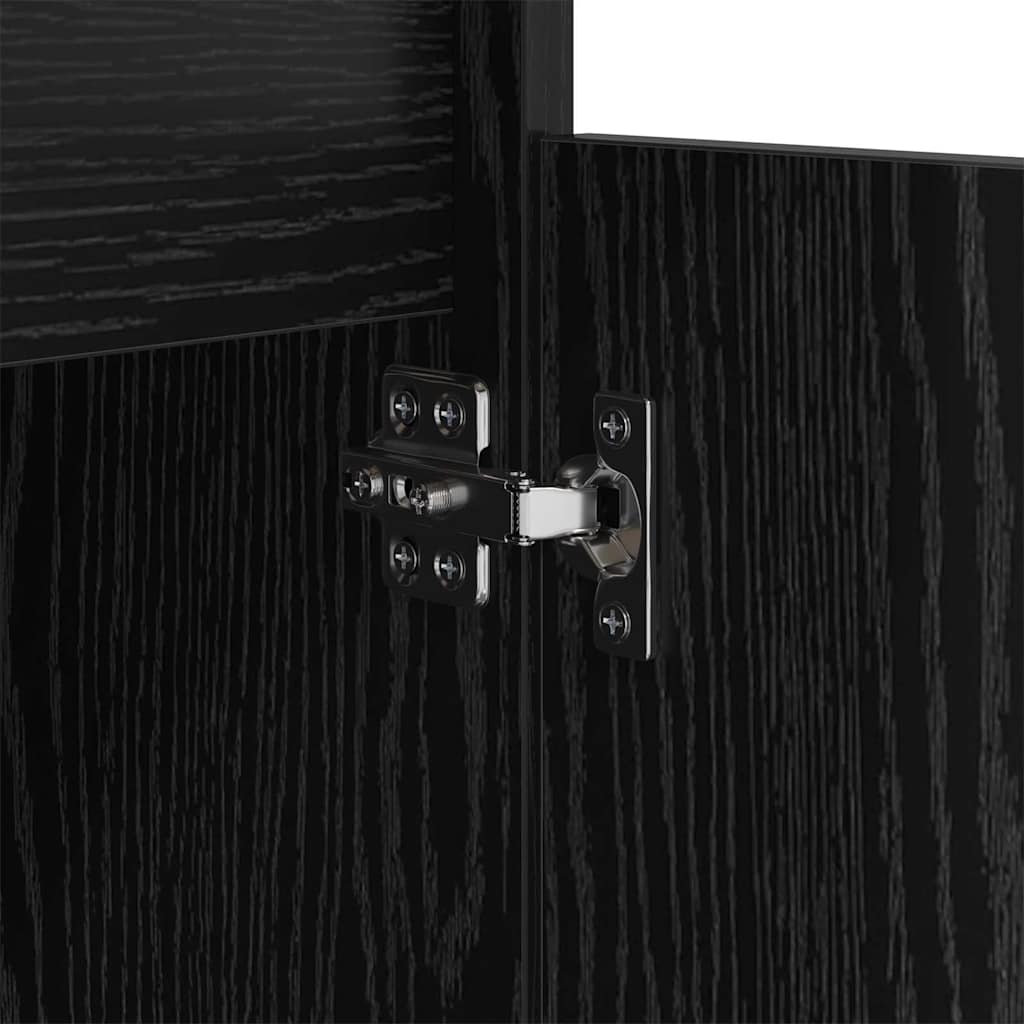 Nachttisch 2 pcs Schwarze Eiche 40 x 35 x 70 cm Holzwerkstoff