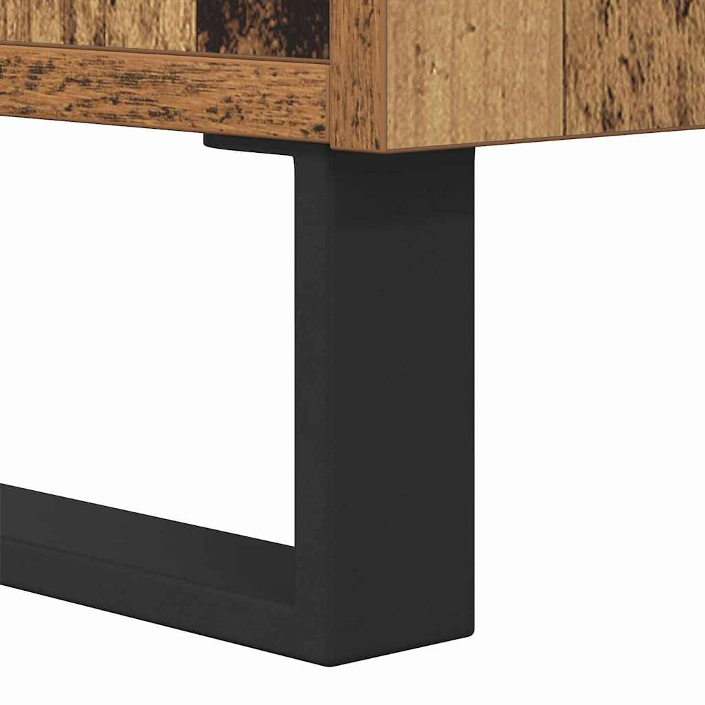 Couchtisch Altholz 80 x 80 x 36.5 cm Holzwerkstoff