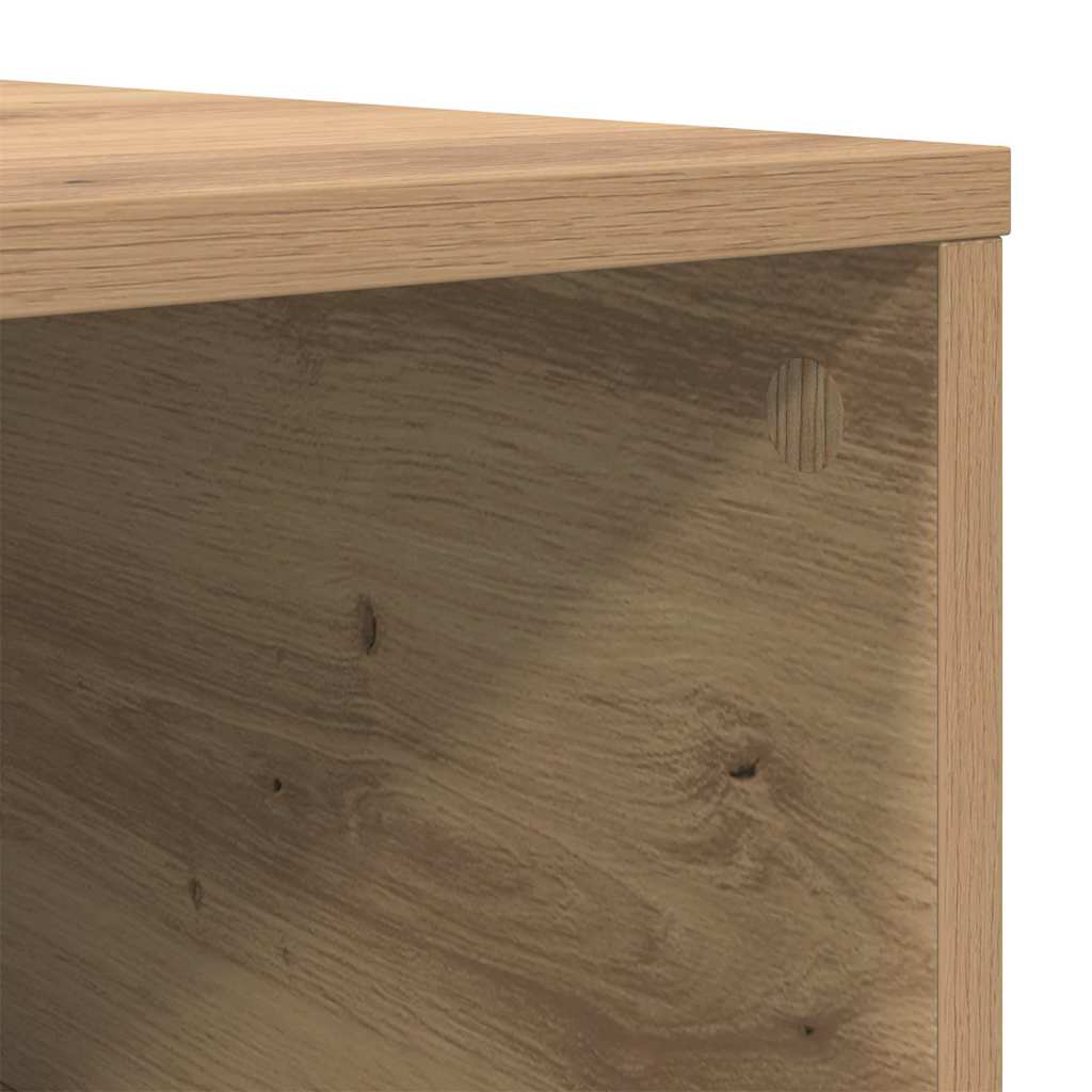 Couchtisch Eiche handwerklich 80 x 80 x 36.5 cm Holzwerkstoff