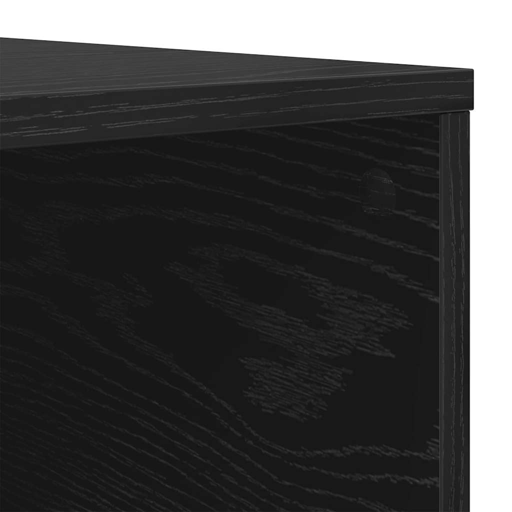Couchtisch Schwarze Eiche 80 x 80 x 36.5 cm Holzwerkstoff