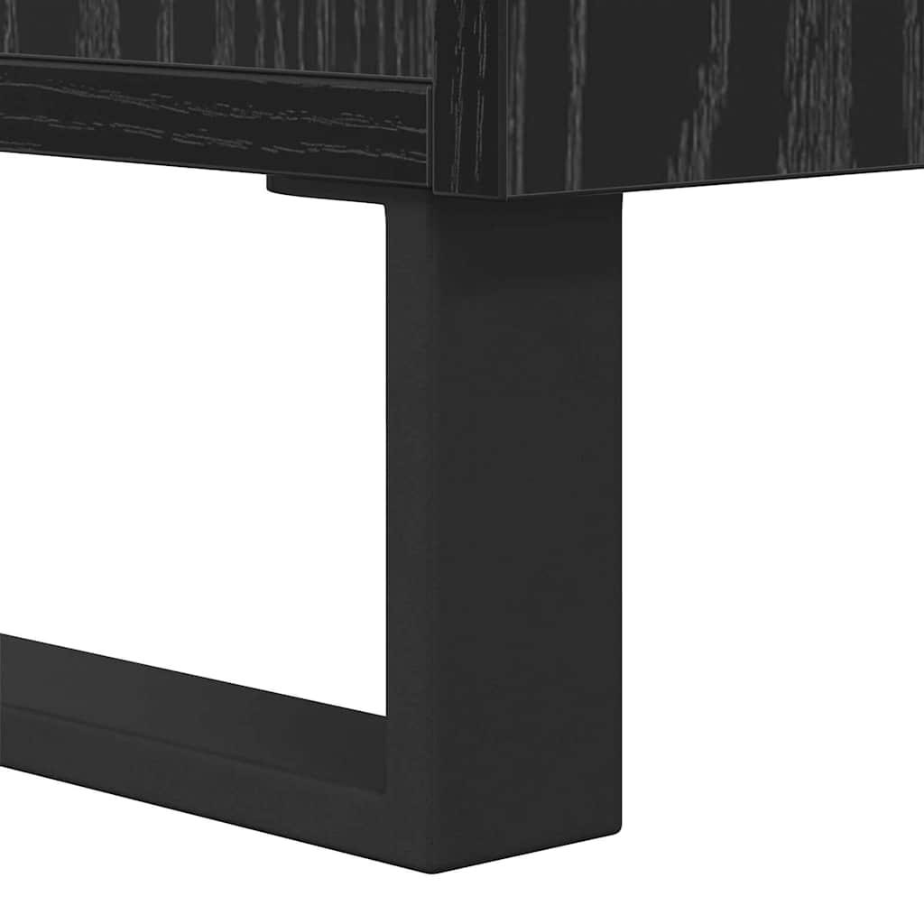 Couchtisch Schwarze Eiche 80 x 80 x 36.5 cm Holzwerkstoff