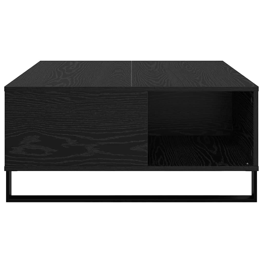 Couchtisch Schwarze Eiche 80 x 80 x 36.5 cm Holzwerkstoff