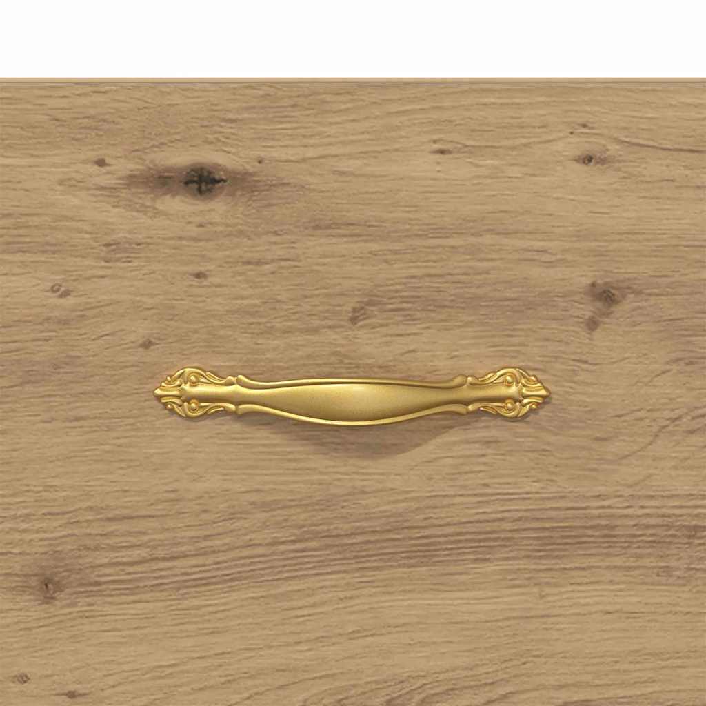 Nachttisch Eiche handwerklich 40 x 35 x 47,5 cm Holzwerkstoff