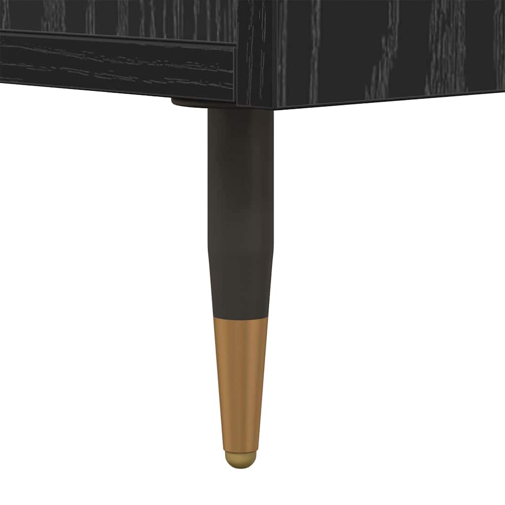 Nachttisch Schwarze Eiche 40 x 35 x 47,5 cm Holzwerkstoff