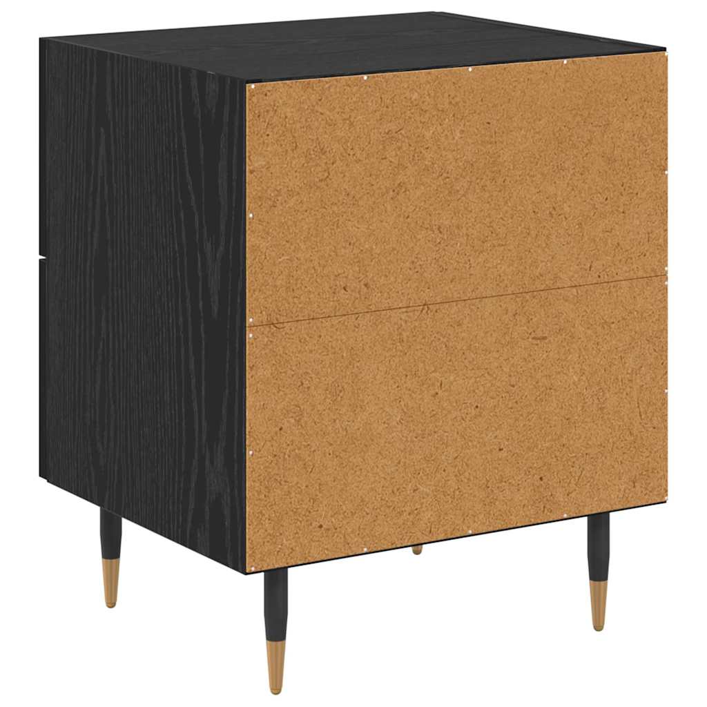 Nachttisch Schwarze Eiche 40 x 35 x 47,5 cm Holzwerkstoff