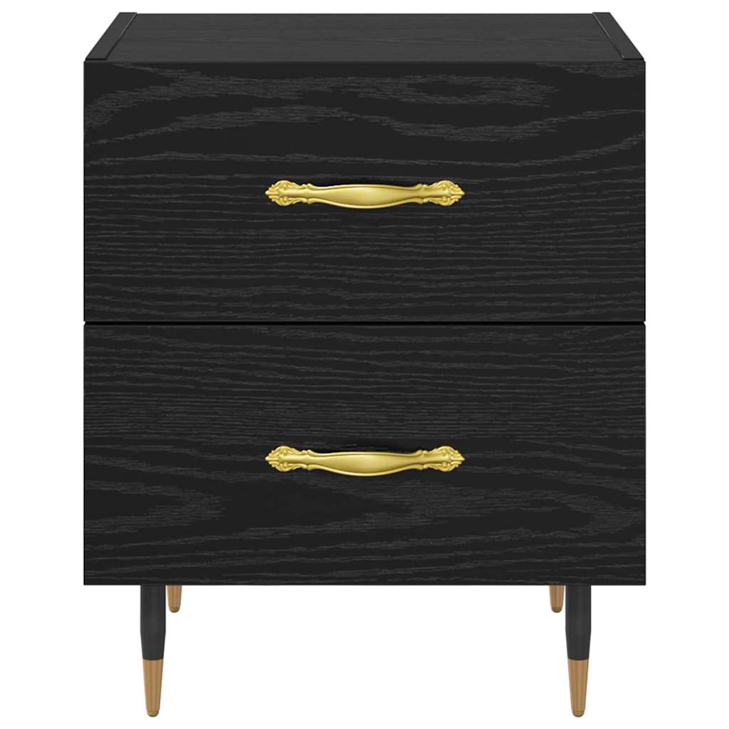 Nachttisch Schwarze Eiche 40 x 35 x 47,5 cm Holzwerkstoff