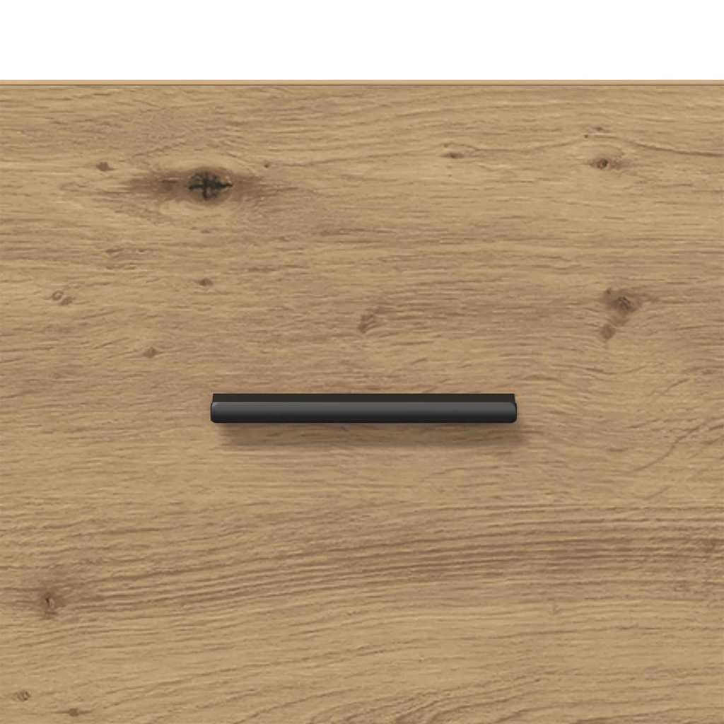 Nachttisch 2 pcs Eiche handwerklich 40 x 35 x 47,5 cm