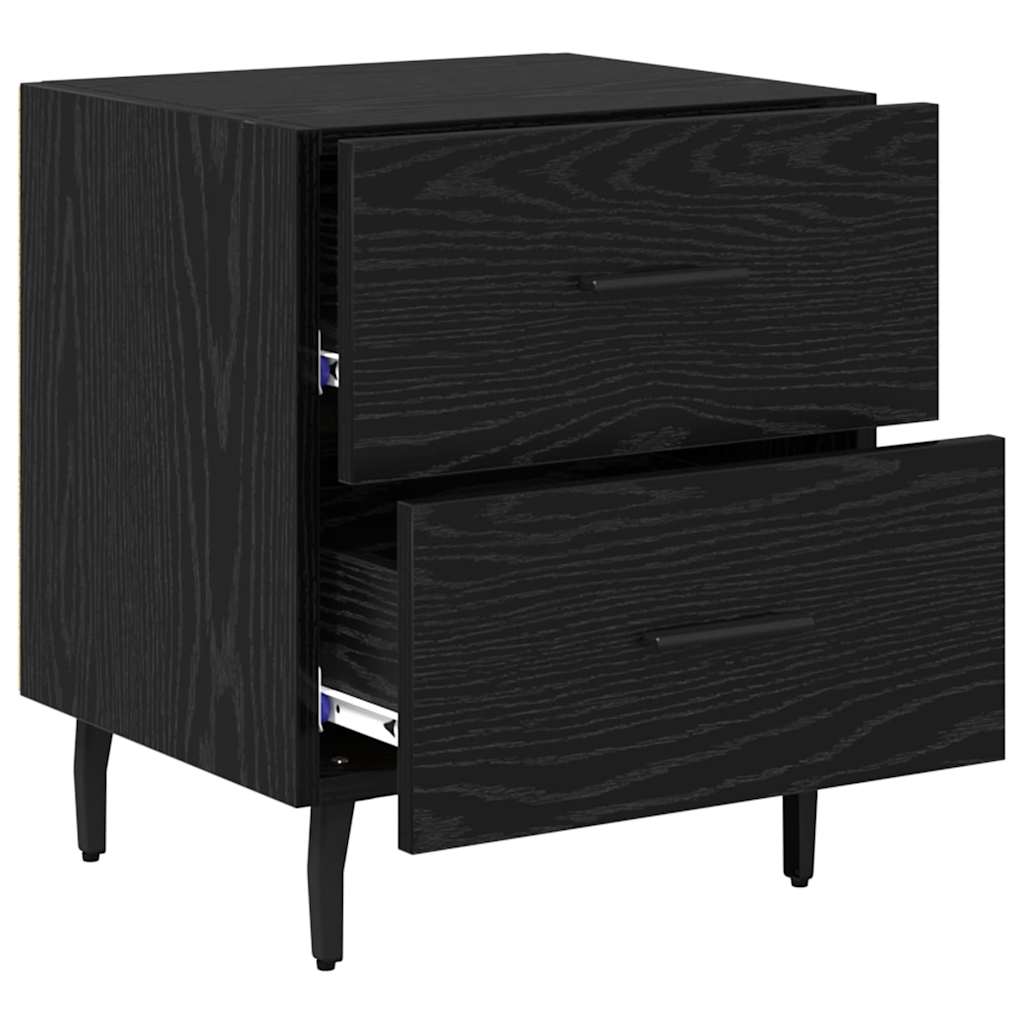 Nachttisch Schwarze Eiche 40 x 35 x 47,5 cm Holzwerkstoff