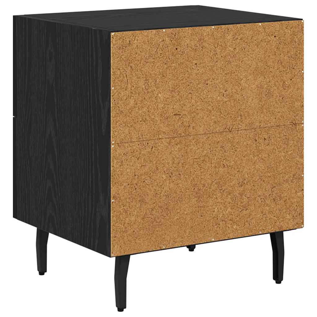 Nachttisch Schwarze Eiche 40 x 35 x 47,5 cm Holzwerkstoff