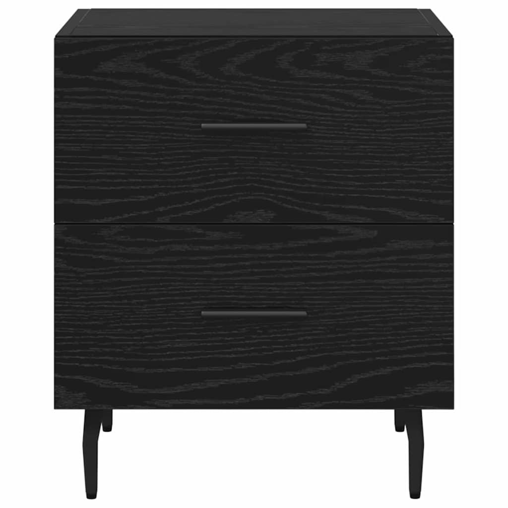 Nachttisch Schwarze Eiche 40 x 35 x 47,5 cm Holzwerkstoff