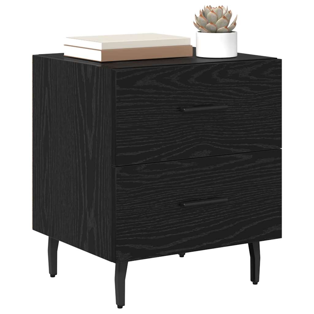 Nachttisch Schwarze Eiche 40 x 35 x 47,5 cm Holzwerkstoff