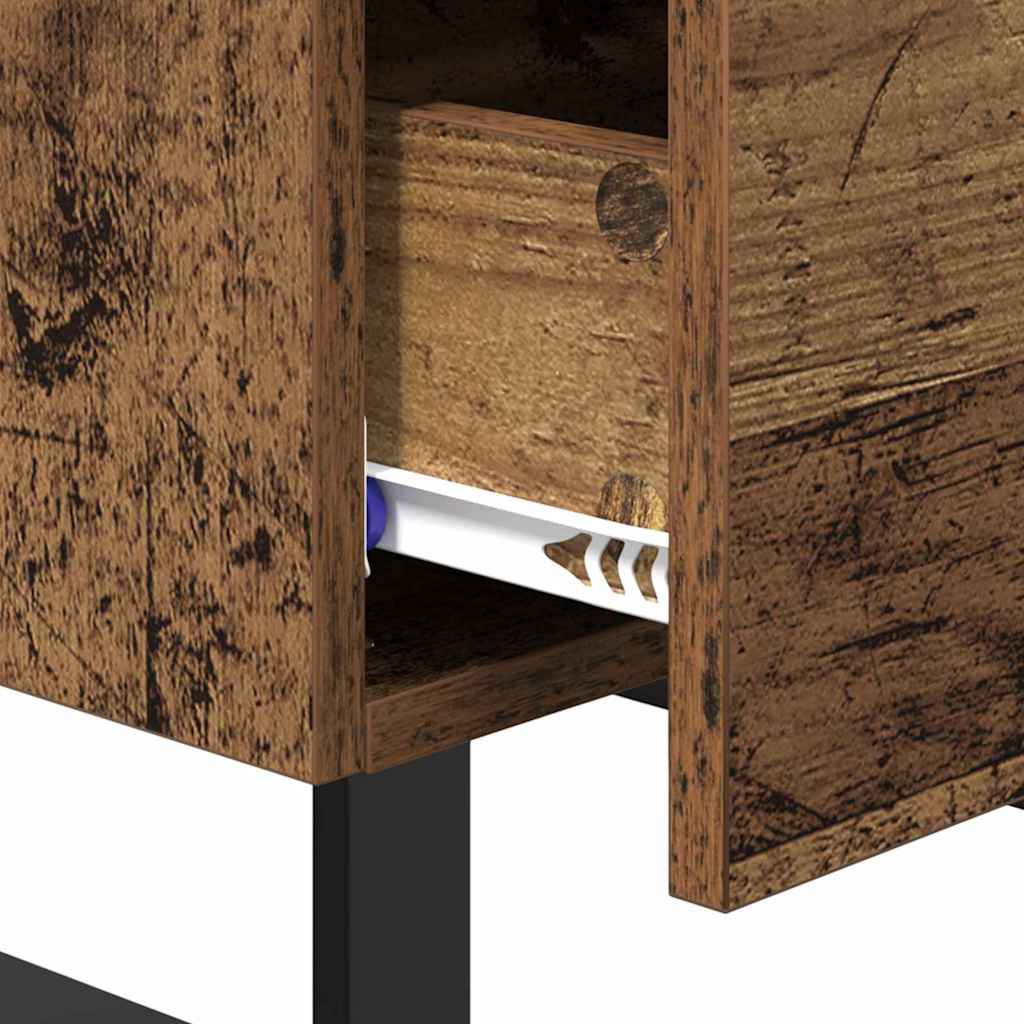 Nachttisch Altholz 40 x 35 x 47,5 cm Holzwerkstoff