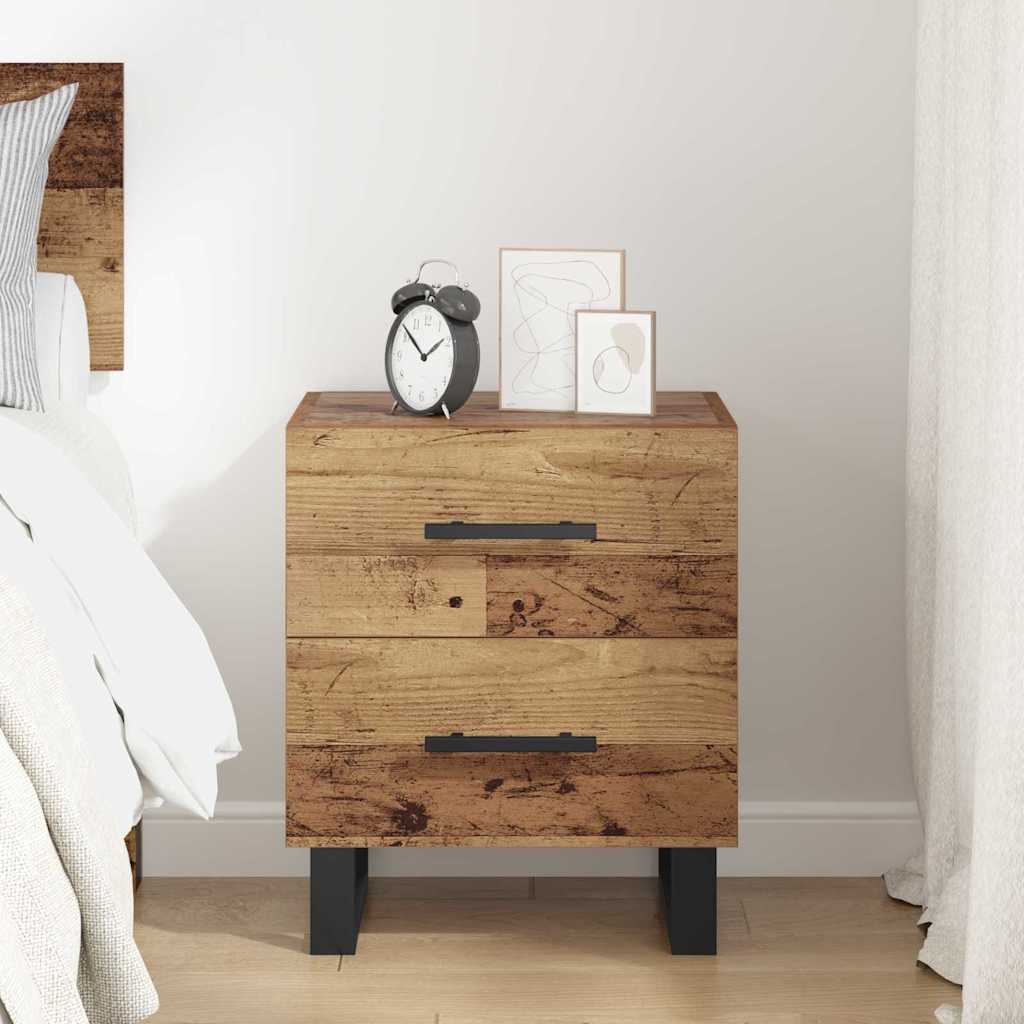 Nachttisch Altholz 40 x 35 x 47,5 cm Holzwerkstoff