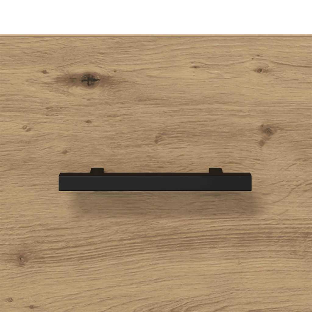 Nachttische 2 pcs Eiche handwerklich 40 x 35 x 47,5 cm