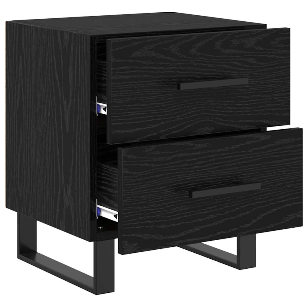Nachttisch Schwarze Eiche 40 x 35 x 47,5 cm Holzwerkstoff
