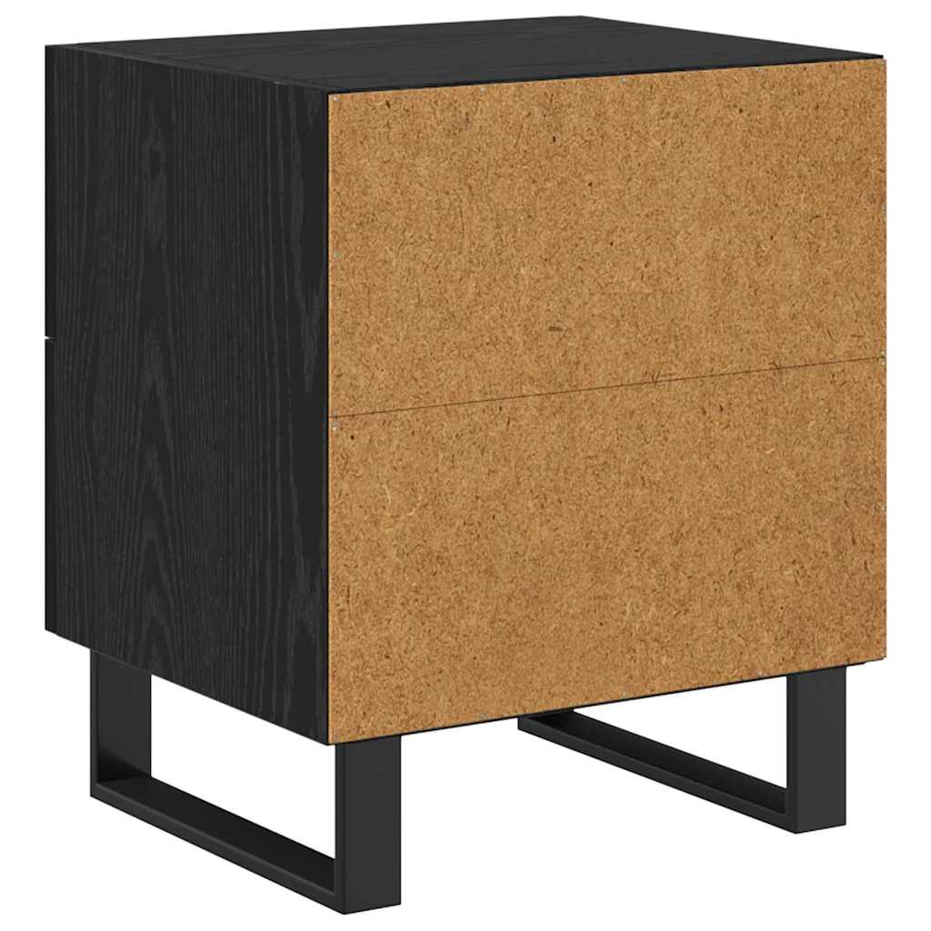 Nachttisch Schwarze Eiche 40 x 35 x 47,5 cm Holzwerkstoff