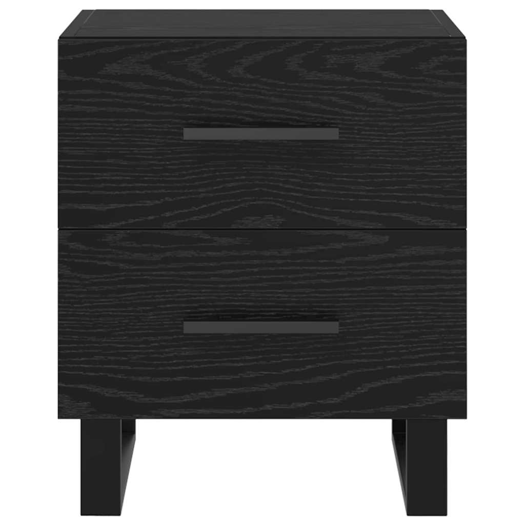 Nachttisch Schwarze Eiche 40 x 35 x 47,5 cm Holzwerkstoff