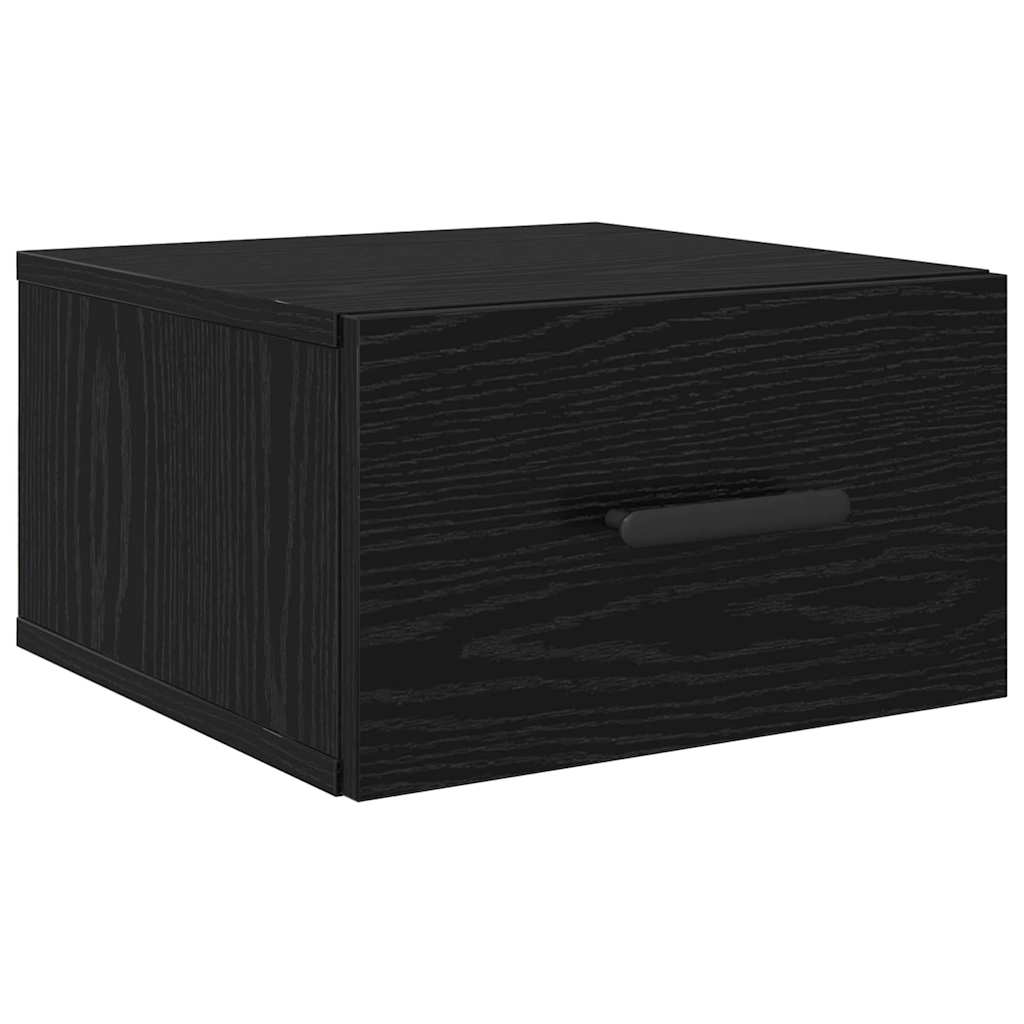 Nachttisch 2 pcs Schwarze Eiche 35 x 35 x 20 cm Holzwerkstoff