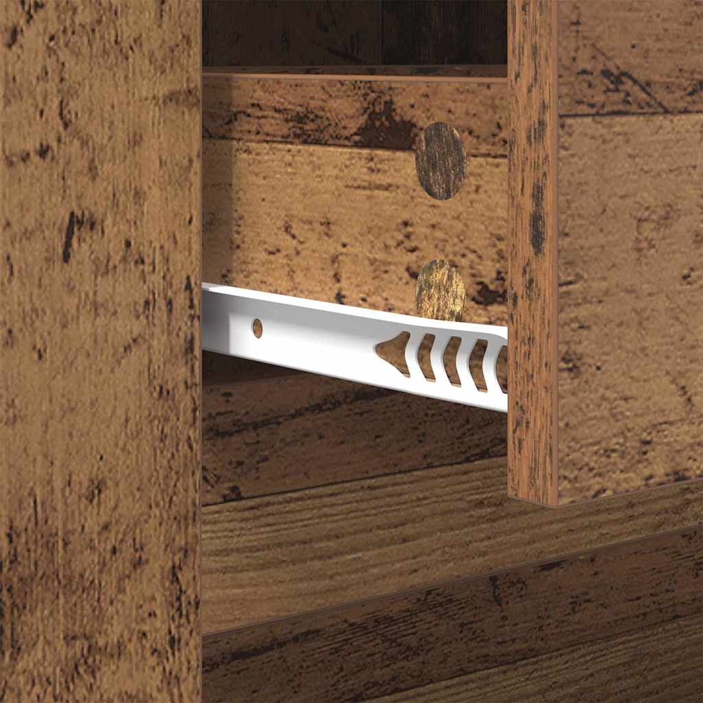 Couchtisch with Drawer Altholz 102 x 44,5 x 50 cm Holzwerkstoff