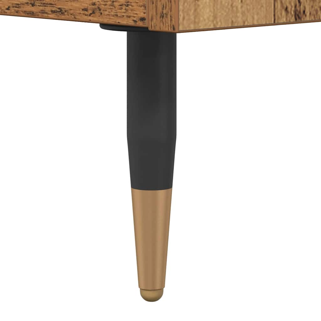 Couchtisch with Drawer Altholz 102 x 44,5 x 50 cm Holzwerkstoff