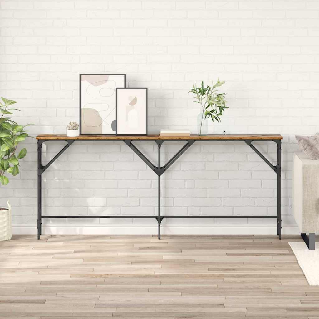 Konsolentisch Altholz 180 x 29 x 75 cm Holzwerkstoff