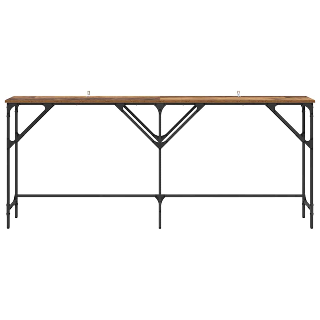Konsolentisch Altholz 180 x 29 x 75 cm Holzwerkstoff