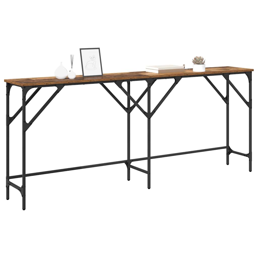 Konsolentisch Altholz 180 x 29 x 75 cm Holzwerkstoff
