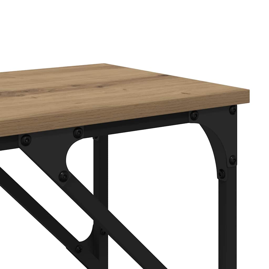 Konsolentisch Eiche handwerklich 180 x 29 x 75 cm Holzwerkstoff