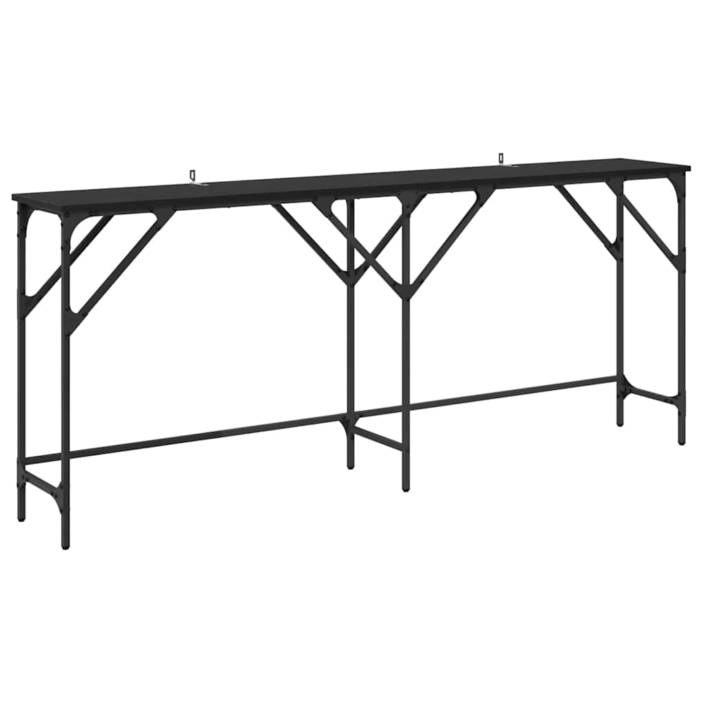 Konsolentisch Schwarze Eiche 180 x 29 x 75 cm Holzwerkstoff