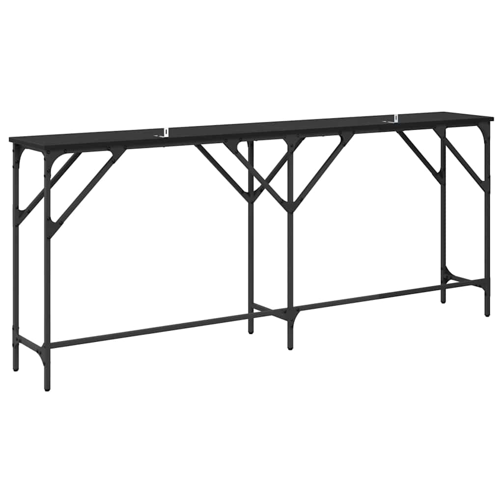 Konsolentisch Schwarze Eiche 180 x 29 x 75 cm Holzwerkstoff
