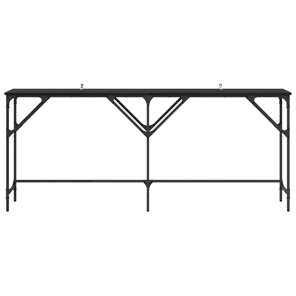 Konsolentisch Schwarze Eiche 180 x 29 x 75 cm Holzwerkstoff