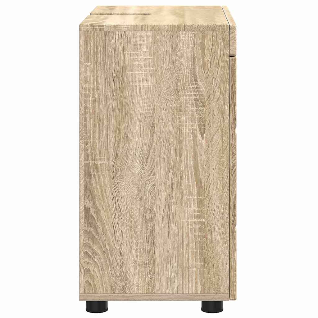 Badezimmer Waschbecken Schrank Sonoma Eiche 60 x 34 x 63 cm