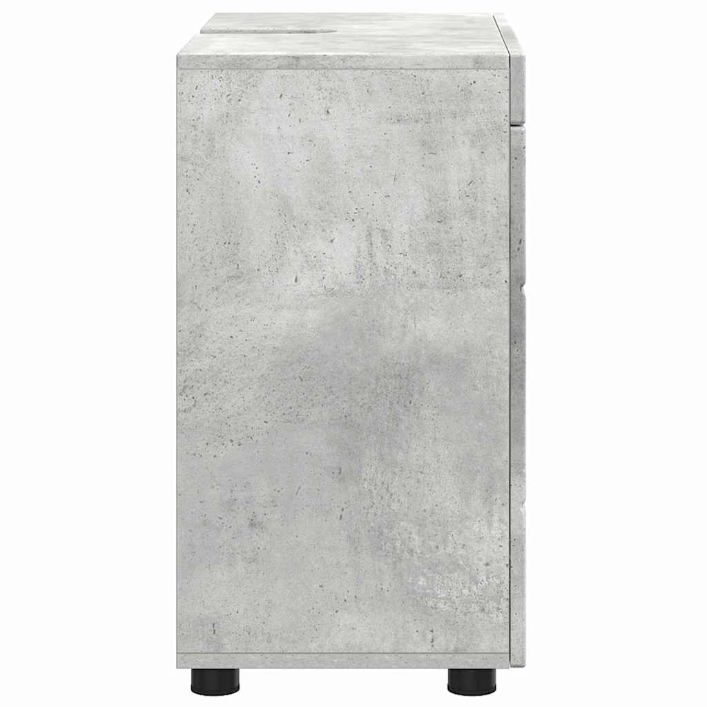 Badezimmer Waschbecken Schrank Betongrau 60 x 34 x 63 cm