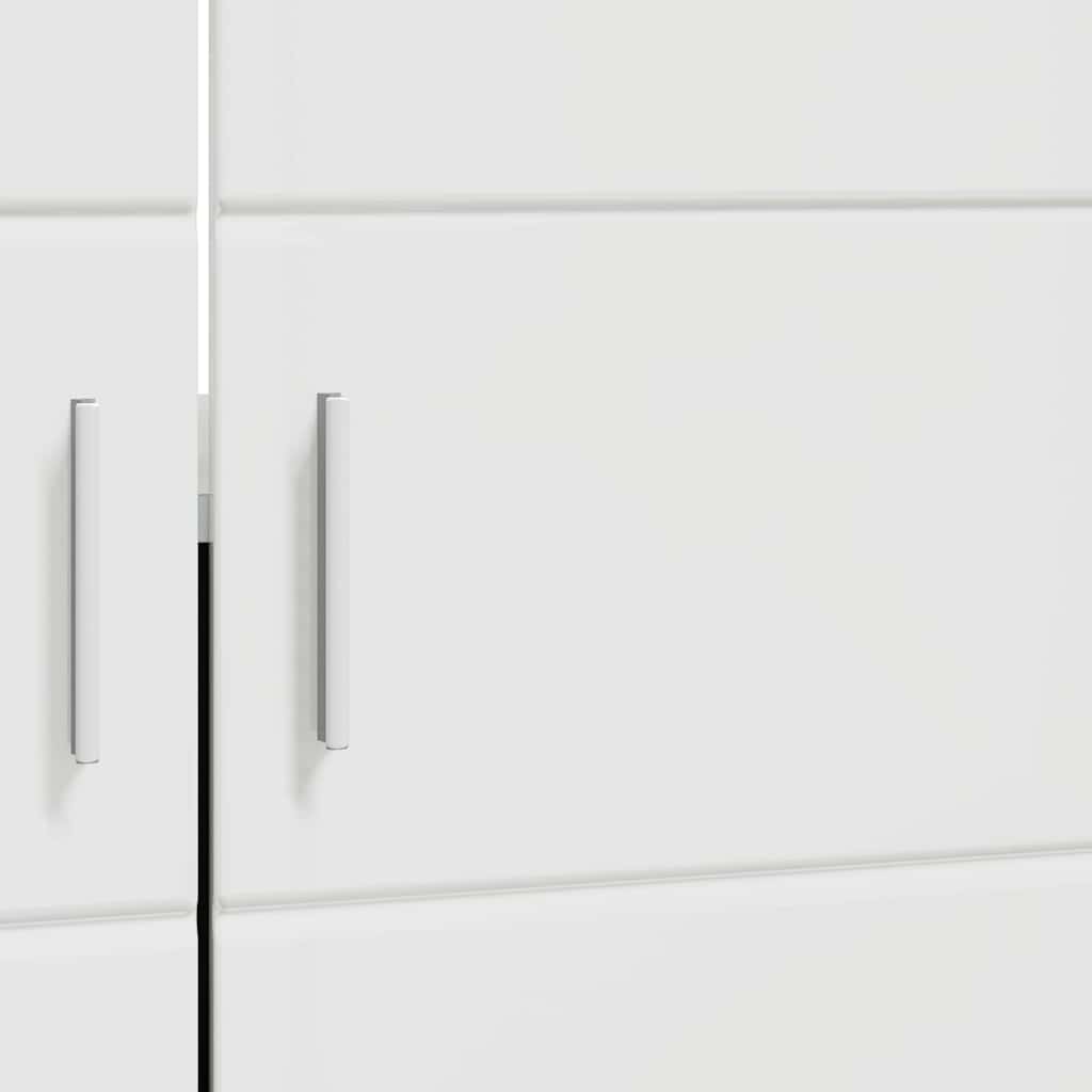 Badezimmer Waschbecken Schrank Hochglanz-Weiß 60 x 34 x 63 cm