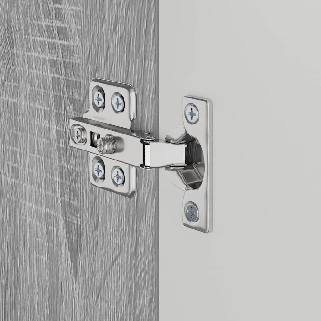 Badezimmer Waschbecken Schrank Grau Sonoma 60 x 34 x 63 cm