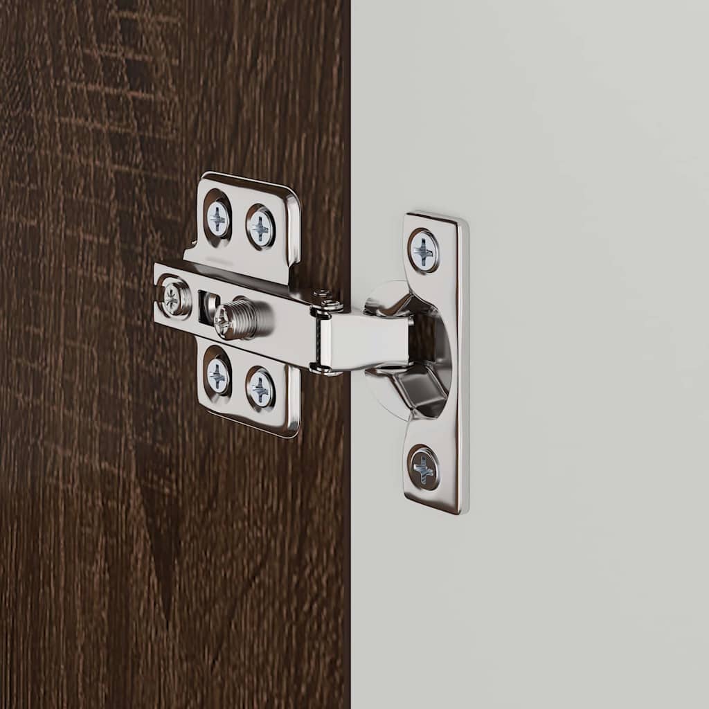 Badezimmer Waschbecken Schrank Braune Eiche 60 x 34 x 63 cm