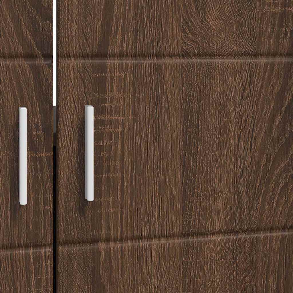 Badezimmer Waschbecken Schrank Braune Eiche 60 x 34 x 63 cm
