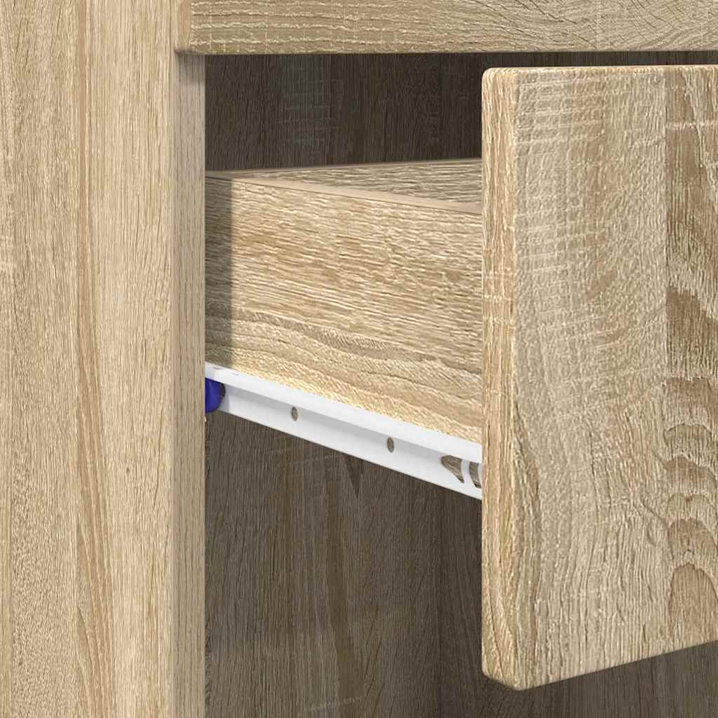 Badezimmer Schrank Sonoma Eiche 37 x 31,5 x 82 cm Holzwerkstoff