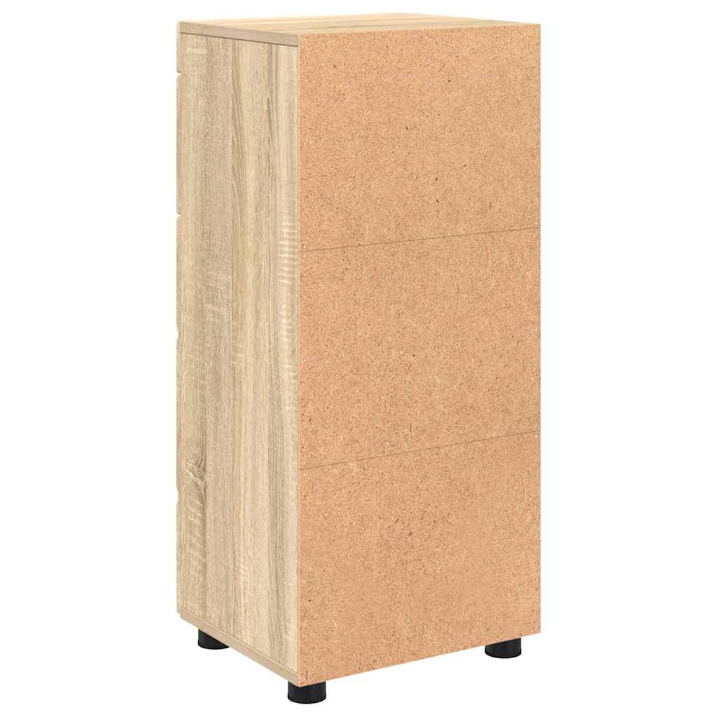 Badezimmer Schrank Sonoma Eiche 37 x 31,5 x 82 cm Holzwerkstoff