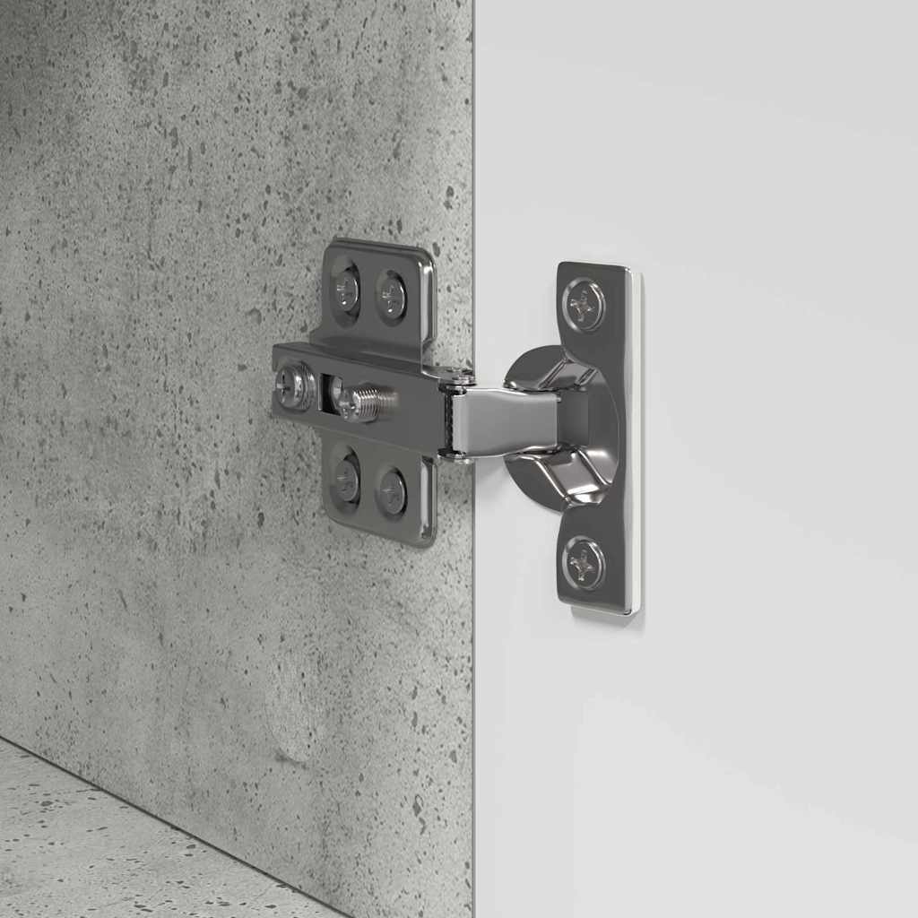 Badezimmer Schrank Betongrau 37 x 31,5 x 82 cm Holzwerkstoff