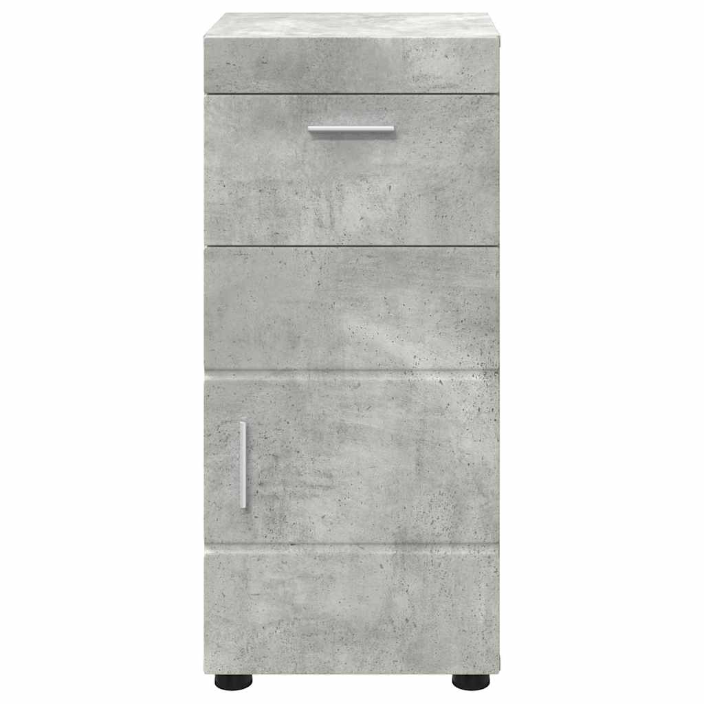 Badezimmer Schrank Betongrau 37 x 31,5 x 82 cm Holzwerkstoff