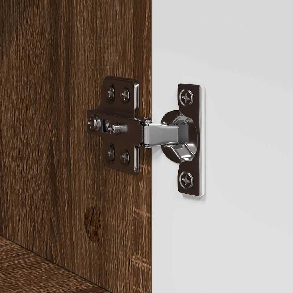 Badezimmer Schrank Braune Eiche 37 x 31,5 x 82 cm Holzwerkstoff