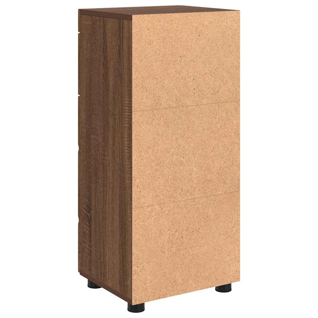 Badezimmer Schrank Braune Eiche 37 x 31,5 x 82 cm Holzwerkstoff
