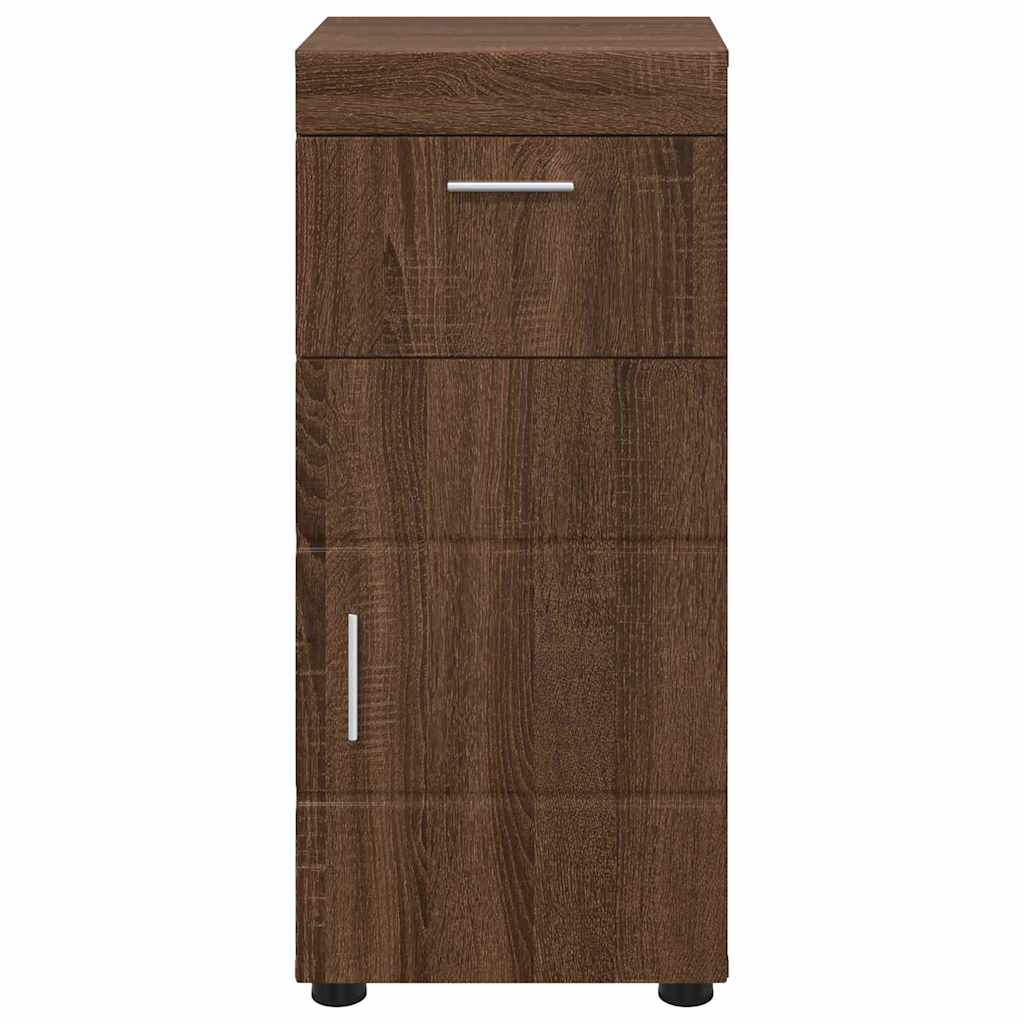 Badezimmer Schrank Braune Eiche 37 x 31,5 x 82 cm Holzwerkstoff