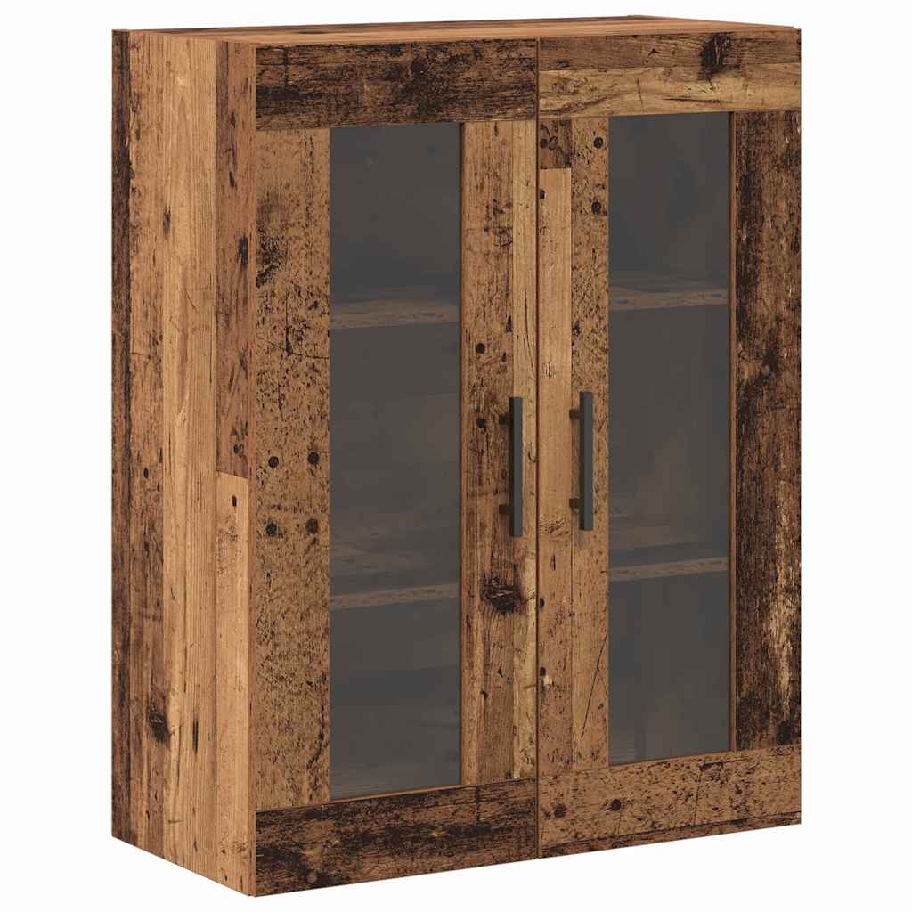 Wandmontierte Schränke 2 pcs Altholz 69.5 x 34 x 90 cm