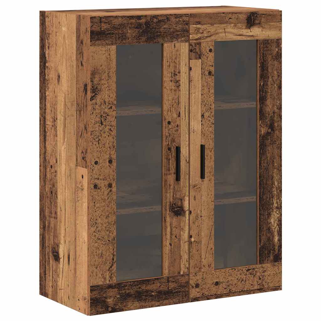 Wandmontierte Schränke 2 pcs Altholz 69.5 x 34 x 90 cm