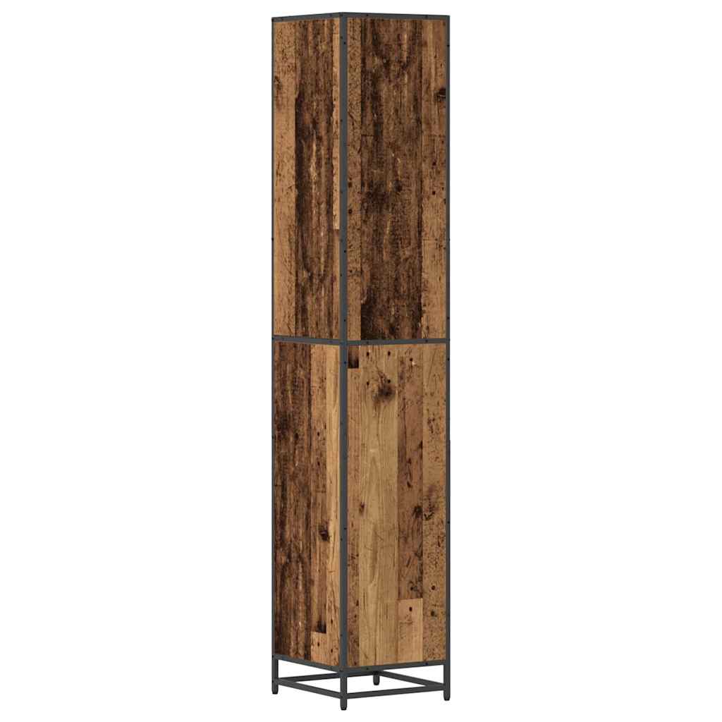Badezimmer Schrank Altholz 35 x 37,5 x 188,5 cm Holzwerkstoff