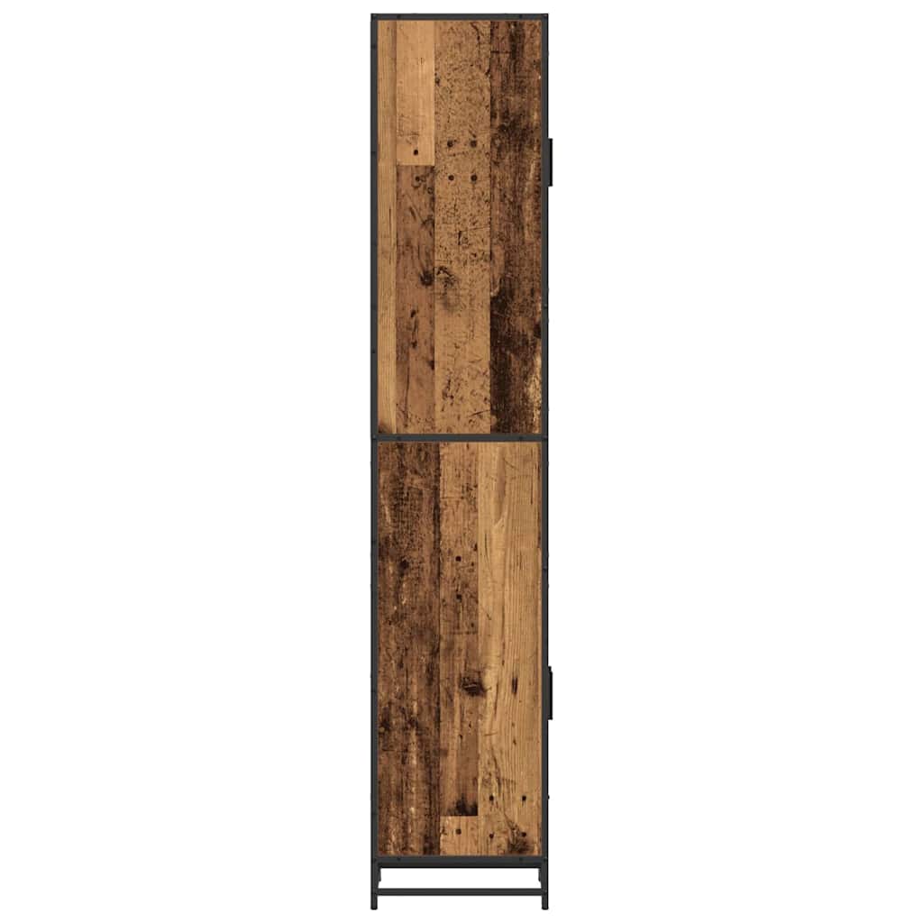 Badezimmer Schrank Altholz 35 x 37,5 x 188,5 cm Holzwerkstoff