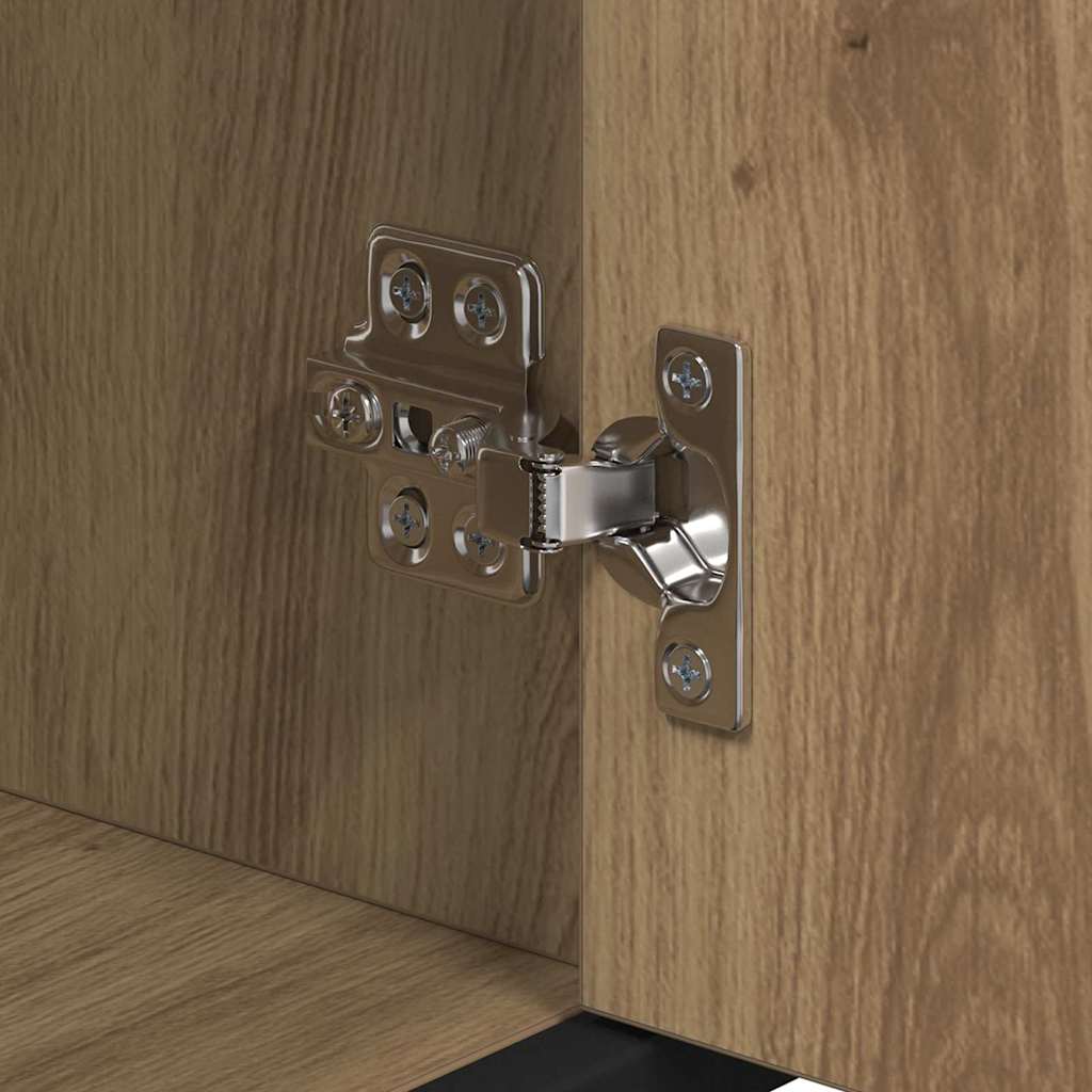 Badezimmer Schrank Eiche handwerklich 35 x 37,5 x 188,5 cm