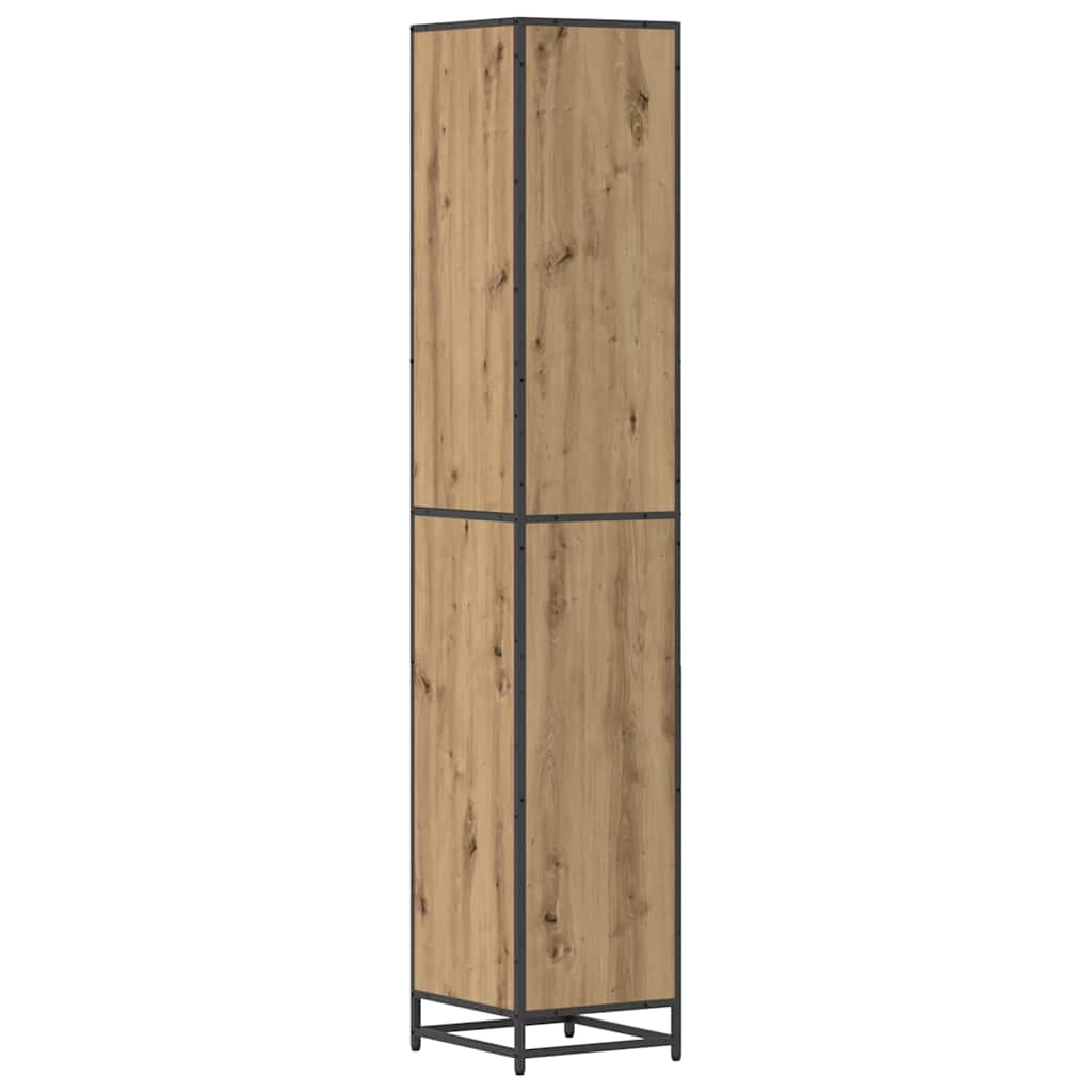 Badezimmer Schrank Eiche handwerklich 35 x 37,5 x 188,5 cm